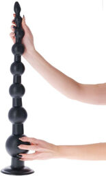 Boules anales en silicone doux diamètre 9 cm