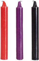 Bougies japonaises goutte à goutte - Lot de 3