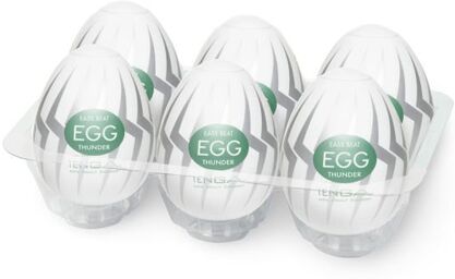 Oeufs Masturbateurs Thunder 6 pièces