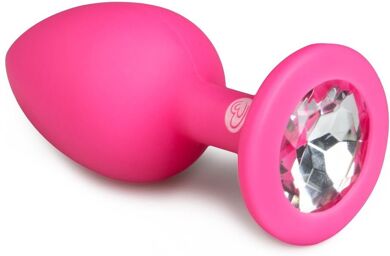 Plug diamant petit - Rose
