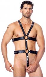 Harnais lourd avec cockring Ø 40 et 50 mm