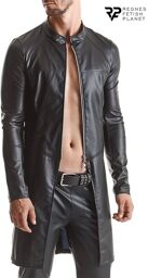 Manteau wetlook Mario Noir