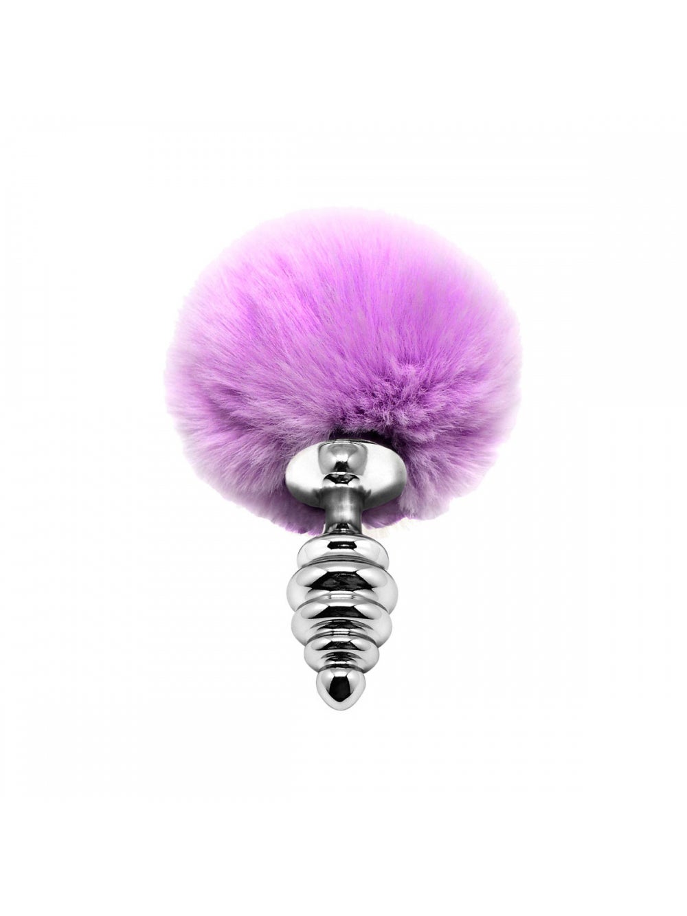 Plug anal en métal Fluffy Twist S