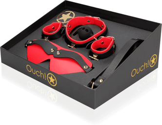 Coffret Bondage - Collection Milan - Noir et Rouge