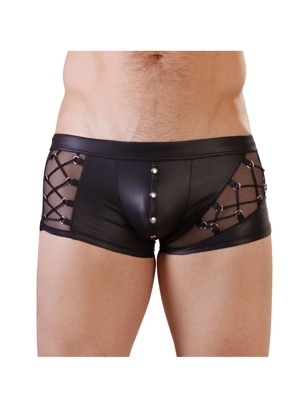 Boxer Pressions & Laçages Noir