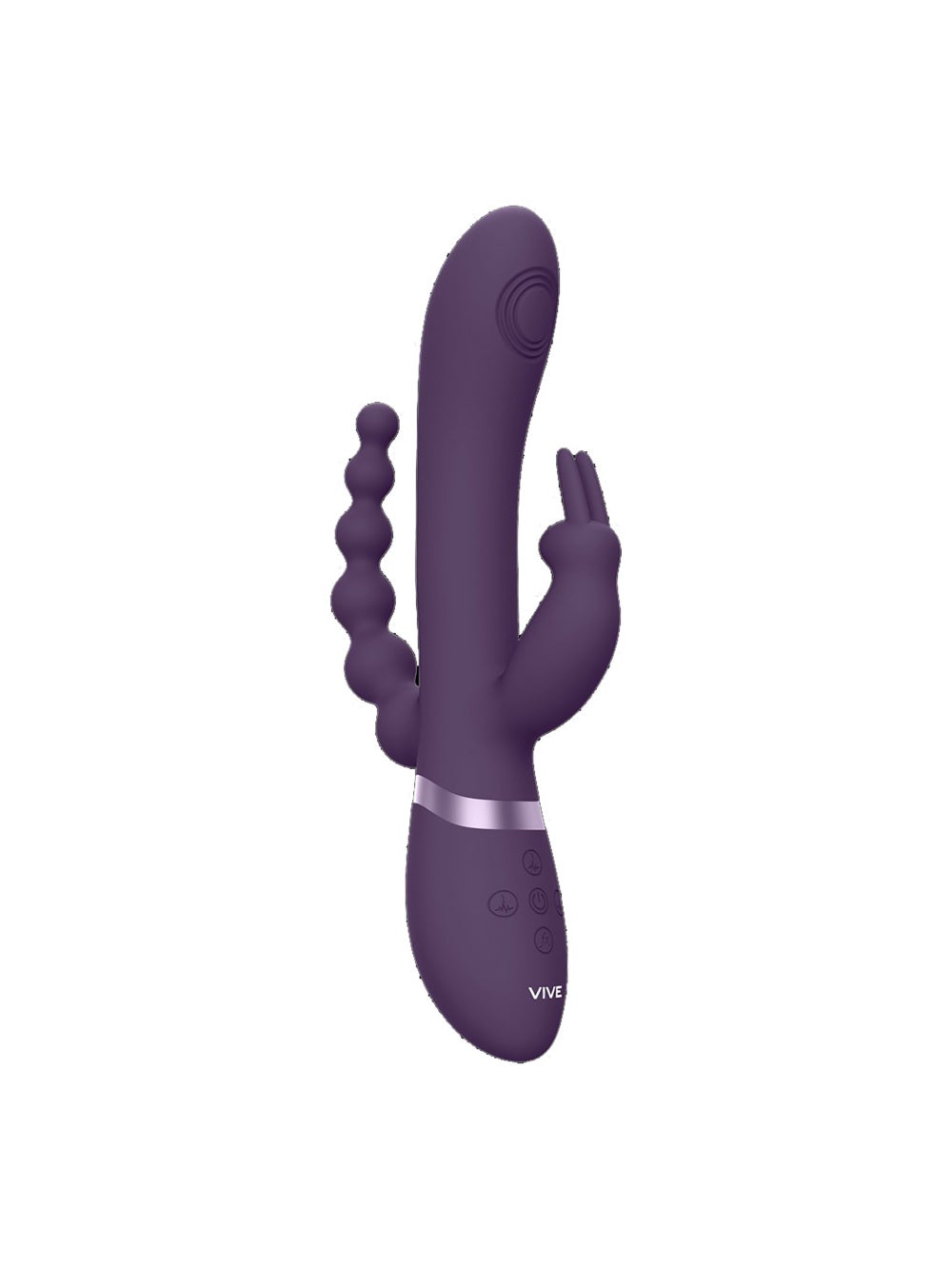 Vibromasseur rabbit double pénétration Rini