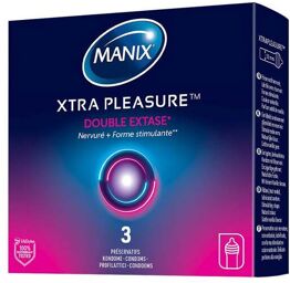 Xtra Pleasure Double Extase Boîte de 3