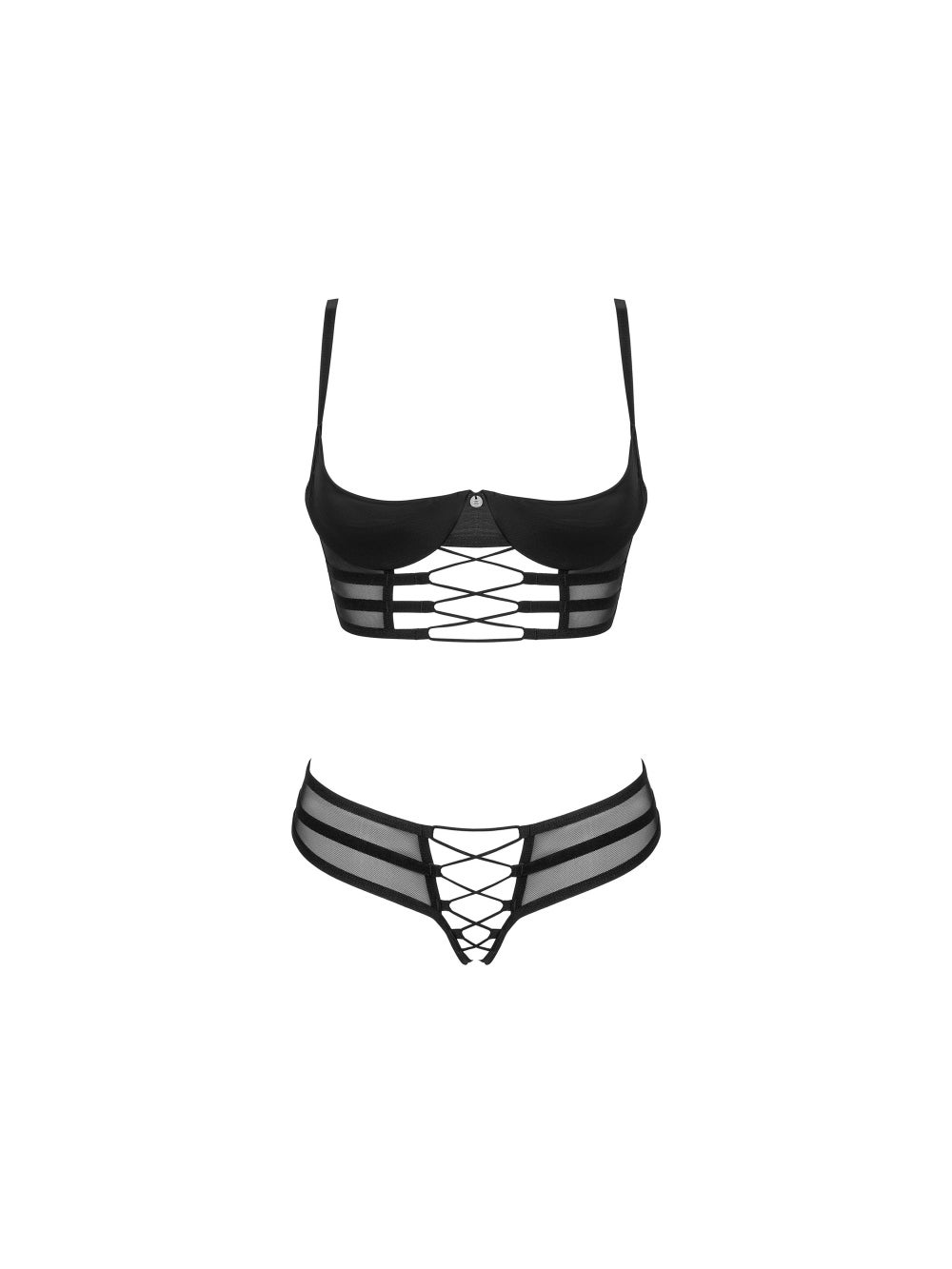 Ensemble 2 pièces ouvert Roxelia noir