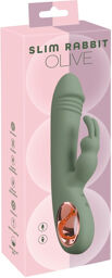 Vibromasseur rabbit slim rechargeable en silicone doux