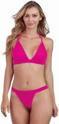 Ensemble magenta jersey et dentelle Magenta