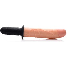 Master Series - Onslaught 13 Mode XL Flesh Dildo - Beige