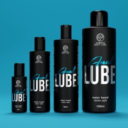 Bouteille de lubrifiant anal à base d'eau Cobeco 1000 ml