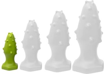 Plug silicone Monster Spike S 8 x 3.5cm Vert