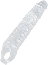 Gaine à Pénis Crystal Skin Ball Strap Transparent