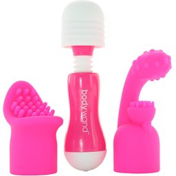 Bodywand – Mini Rechargeable Avec Accessoires – Rose
