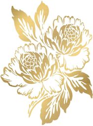 Tatouage éphémère - Effet or Doré
