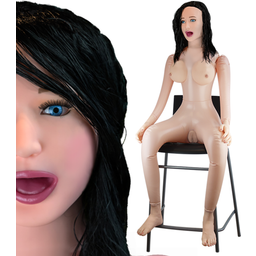 Poupée gonflable assise suceuse Cassandra