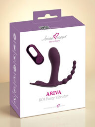 Vibromasseur panty rechargeable triple stimulation en silicone doux