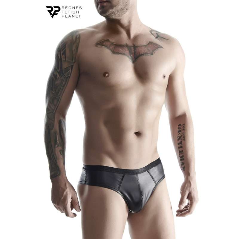 Slip noir wetlook