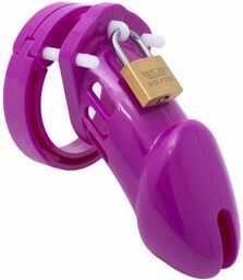 Cage de chasteté Silicone Bran 9 x 3cm Violette