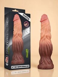 Gode large avec veines réalistes et ventouse puissante 24,5 cm