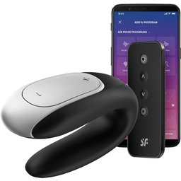 Double Fun Vibromasseur Connecté pour Couples