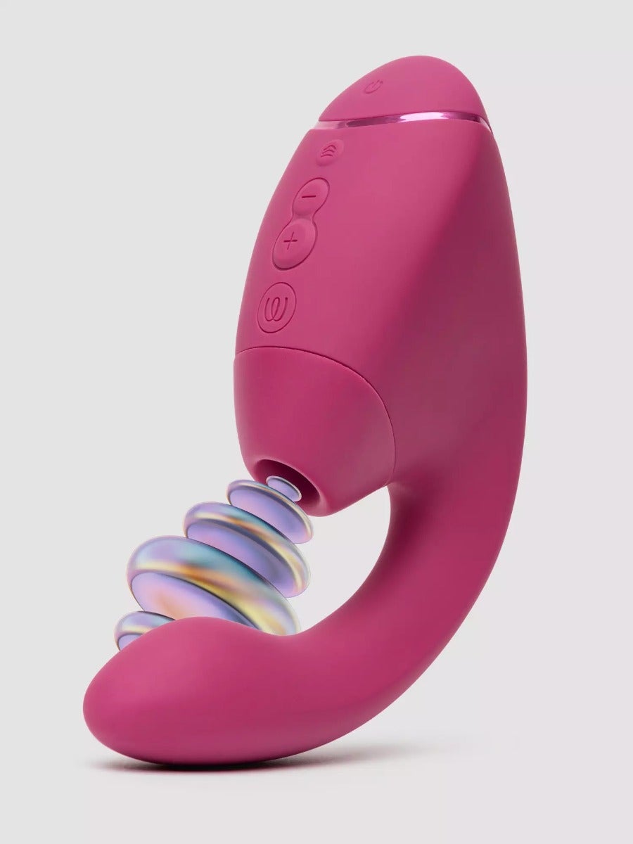 Womanizer Next Duo 3D stimulateur clitoris et point G rose
