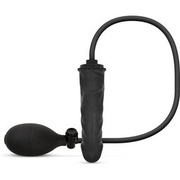 Anal Collection - Godemichet Gonflable avec Pompe 14,5 cm - Noir