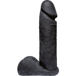 Code Pénis réaliste noir de 20 cm