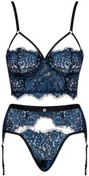 Ensemble Yassmyne 3 pièces set blue Bleu