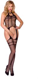 Bodystocking CA008 Noir Noir