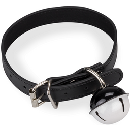 Collier en similicuir avec gros grelot