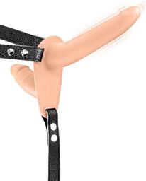 Double gode ceinture vibrant chair USB Peau