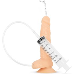Dildo éjaculateur avec seringue