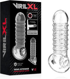 extension de pénis et gaine v15 transparente