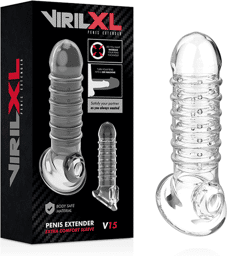 extension de pénis et gaine v15 transparente