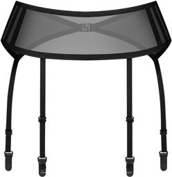 Aurorium porte-jarretelles noires Noir