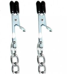 Pinces à seins avec chaînette