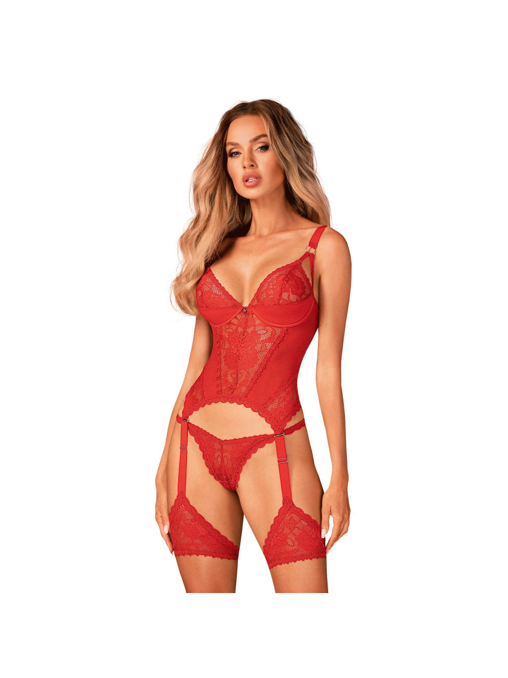 Guêpière Belovya rouge