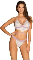 Body Lilyanne white Blanc/Lilas