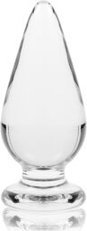 Plug Anal en Verre Borosilicate Modèle 4 - Clair
