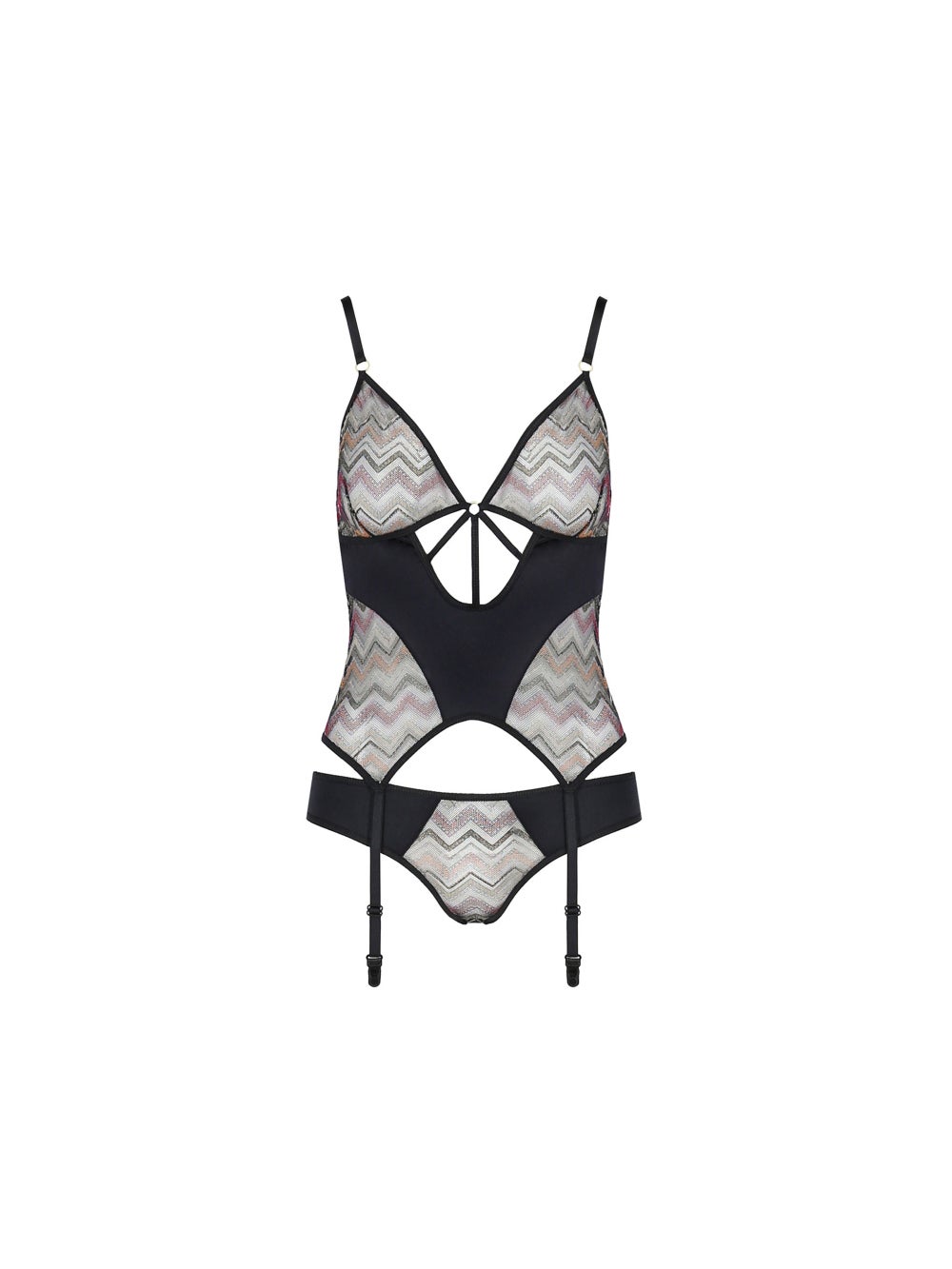 Guêpière Lagerta Noire & Marron