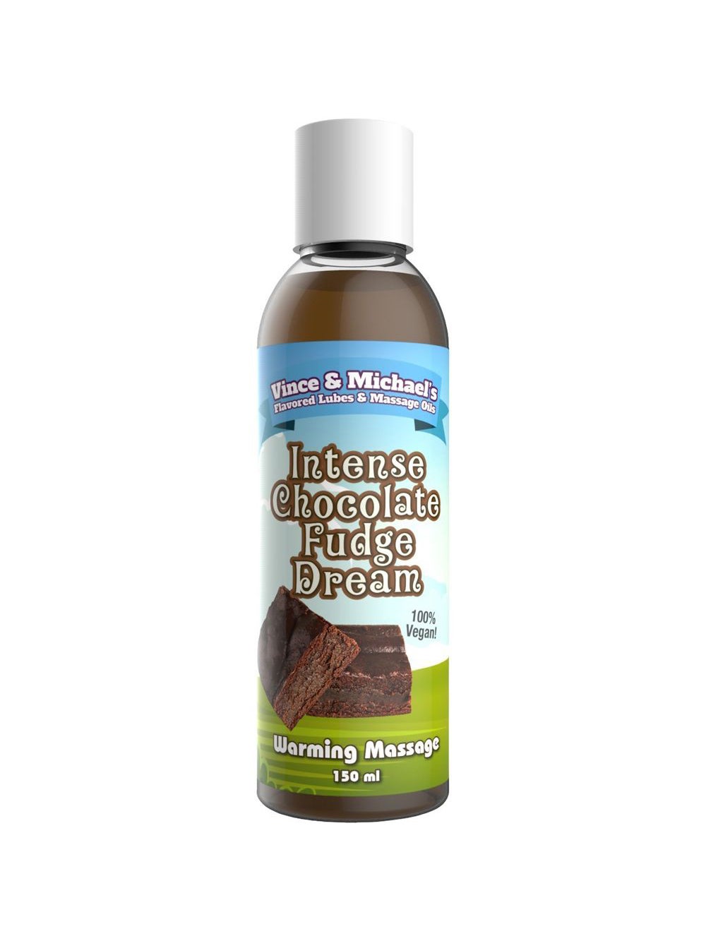 Huile de Massage Chauffante Gourmande Chocolat & Fudge 150 ml