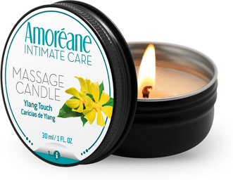 Amoreane Bougie de Massage Saveur Ylang Touch - 30 ml