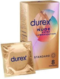 Nude Extra Lubrification Boîte de 8 Transparent