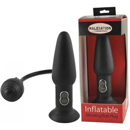 Inflatable Butt Plug With Vibration