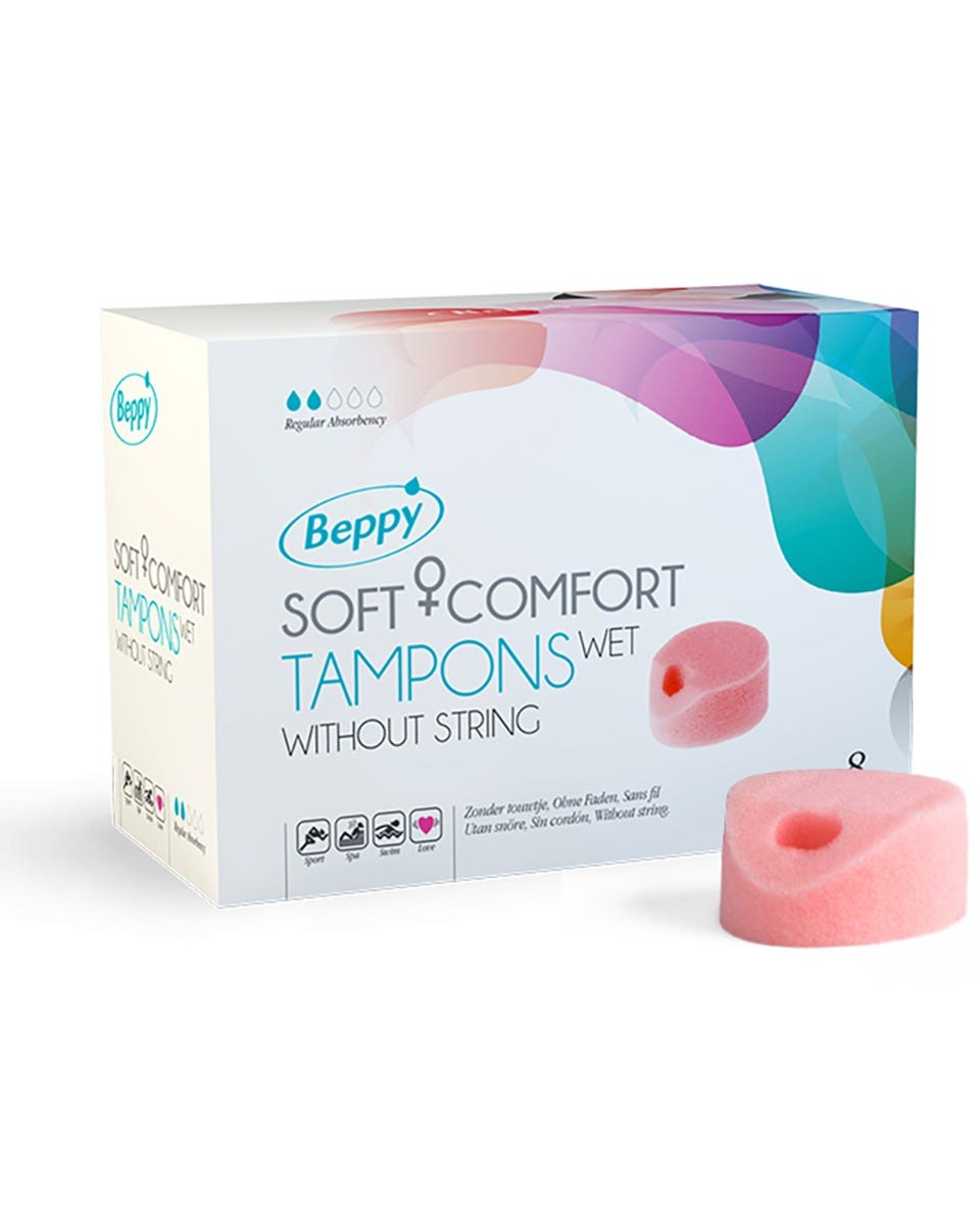 Tampons hygiéniques sans ficelle Wet - 8 Pièces