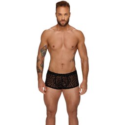 Boxer en Maille Léopard Homme