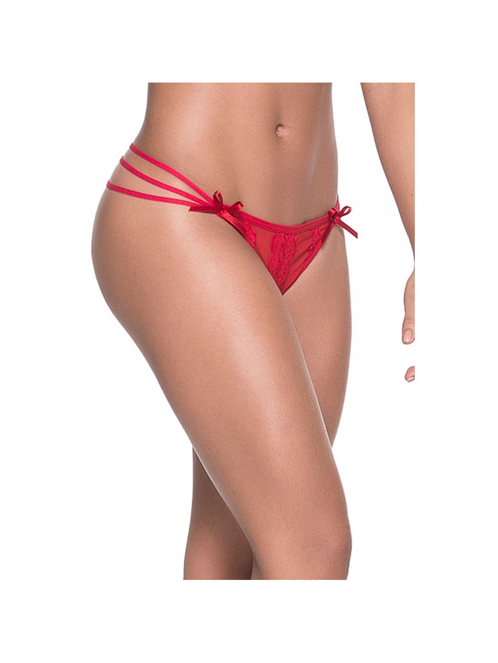 String 101 Triple Lanières Rouge