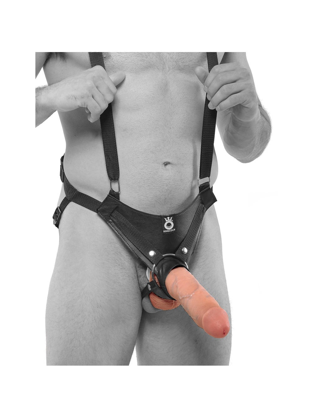 Gode Ceinture Hollow Strap-On 25,4 cm King Cock